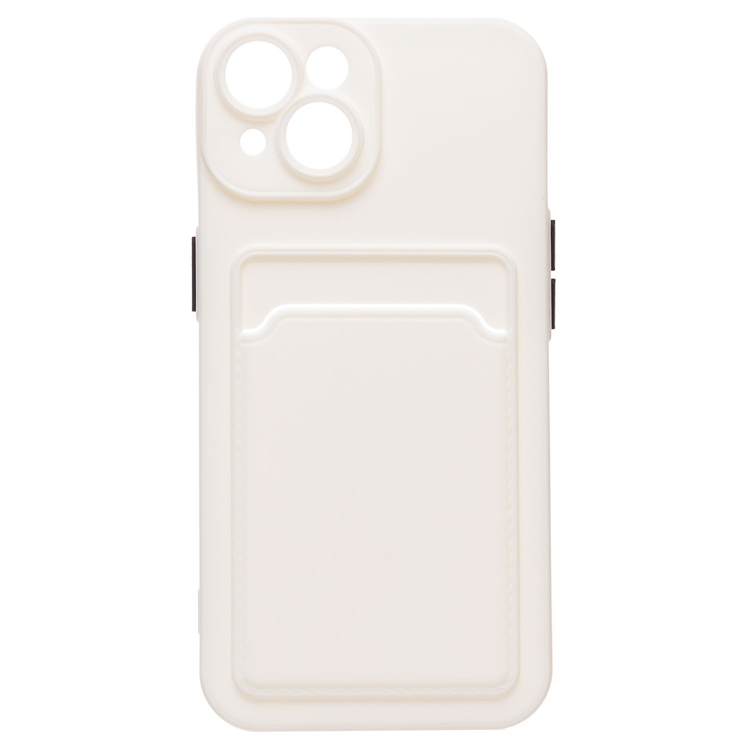 

Чехол-накладка SC315 с картхолдером для смартфона Apple iPhone 14, белый (214389)