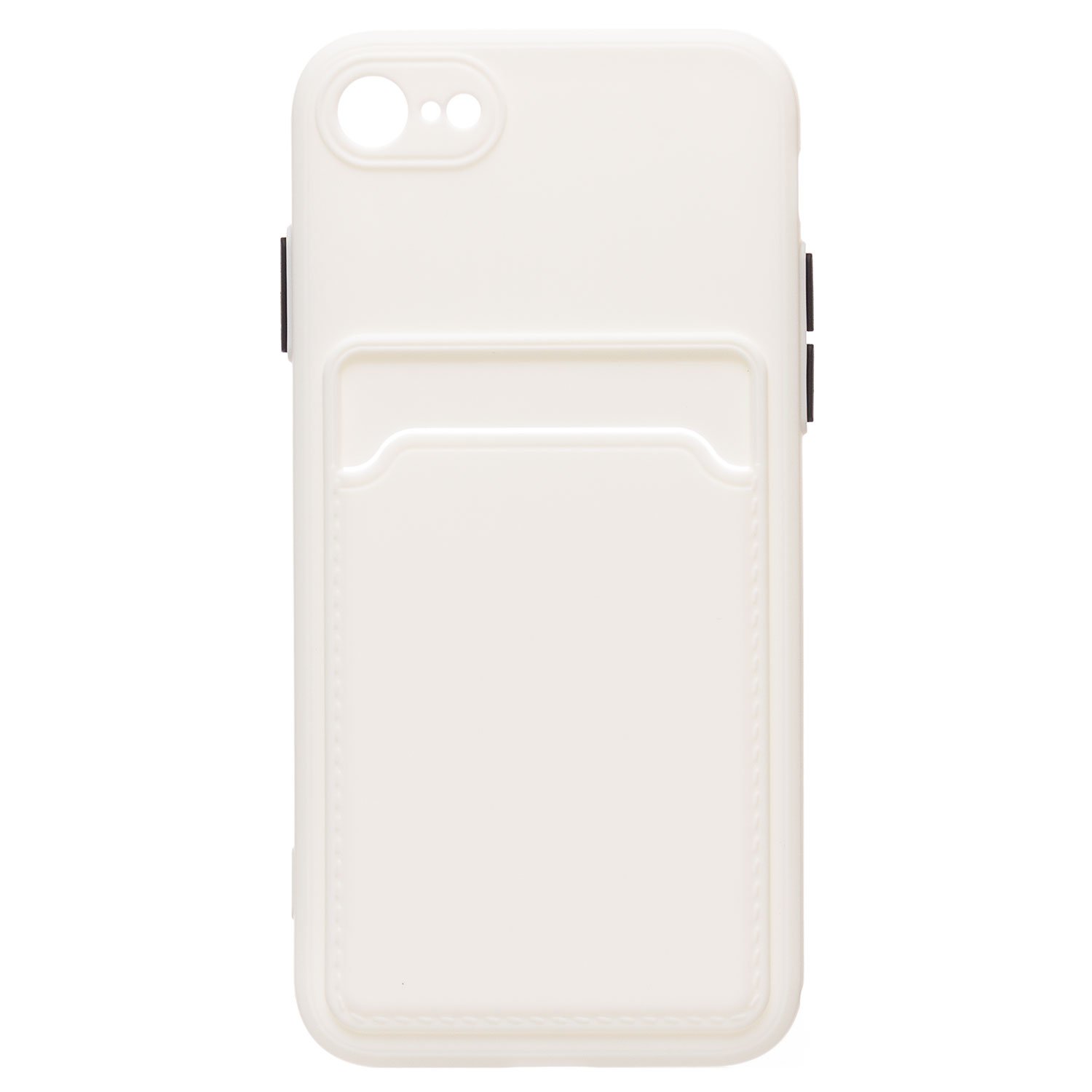 

Чехол-накладка SC315 с картхолдером для смартфона Apple iPhone 7/8/SE2020, белый (214404)