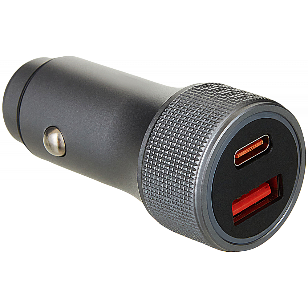 

Автомобильное зарядное устройство Alteracs JAC24F, USB, 1xUSB Type C, 3А, 24 Вт, QC, PD, темно-серый (AC24F dark grey), JAC24F