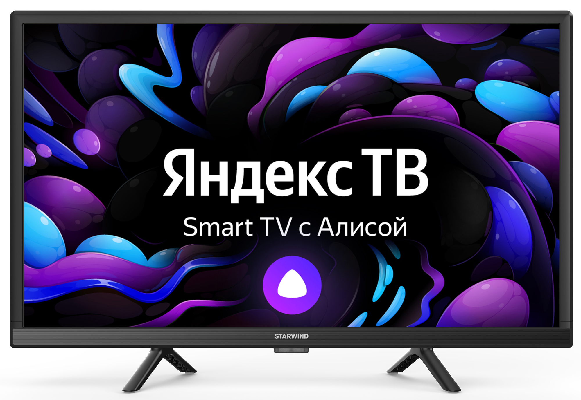 

Телевизор 24" StarWind SW-LED24SG303, 1366x768, DVB-T /T2 /C, HDMIx2, USBx2, WiFi, Smart TV, черный (SW-LED24SG303), SW-LED24SG303