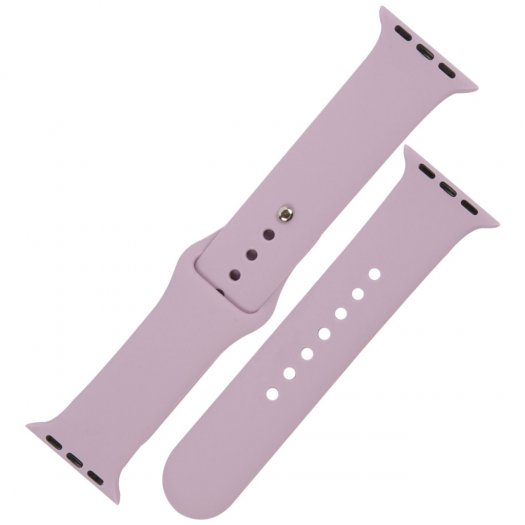 

Ремешок mObility для Apple Watch, 42-44 мм, (S3/S4/S5 SE/S6) силиконовый, силикон, светло-фиолетовый (УТ000027902)