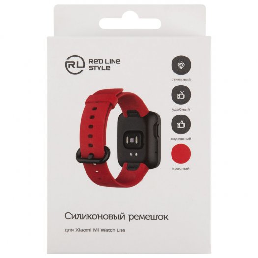 

Ремешок Red Line для Xiaomi Mi Watch Lite, силикон, красный (УТ000025155)