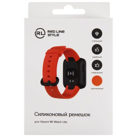 

Ремешок Red Line для Xiaomi Mi Watch Lite, силикон, оранжевый (УТ000025154)