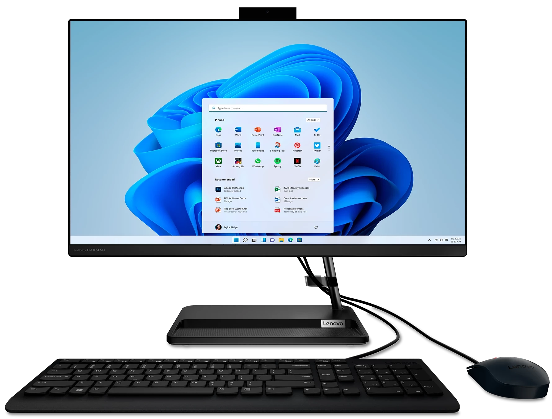 

Моноблок Lenovo IdeaCentre AIO 3 22ITL6 21.5" 1920x1080, Intel Core i3-1115G4 3.0GHz, 8Gb RAM, 256Gb SSD, WiFi, BT, Cam, Windows 11, черный, клавиатура, мышь (F0G500BMRU), 22ITL6
