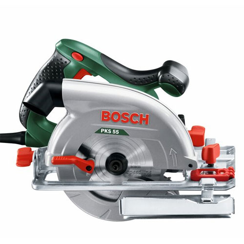 

Дисковая пила Bosch PKS, 1.2 кВт, 5600 об/мин, диаметр диска 16 см (0603500020), PKS