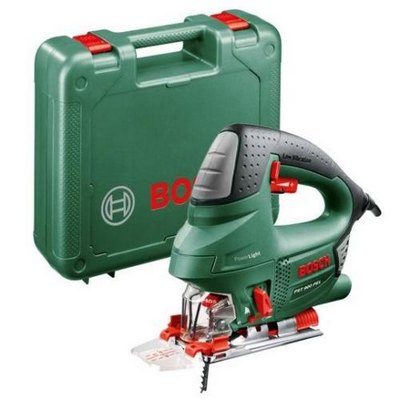 Электролобзик Bosch PST 800 PEL, 530Вт, маятниковый ход, регулировка частоты хода, сдув опилок (06033A0120)