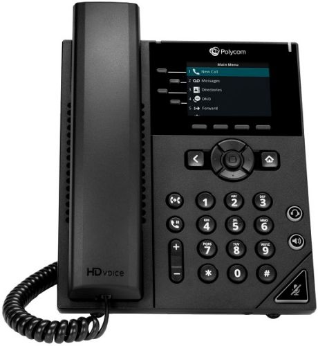 

VoIP-телефон Polycom VVX 250, 4 линии, 4 SIP-аккаунта, цветной дисплей, PoE, черный (2200-48820-114), VVX 250
