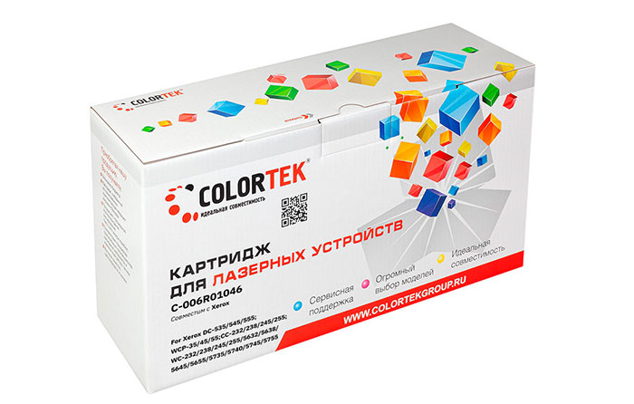

Картридж Colortek 006R01046 для Xerox 232/235/238/245/255 (СТ-006R01046)