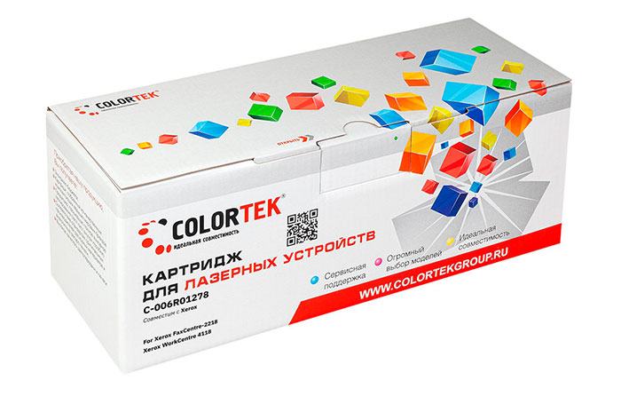 

Картридж Colortek 006R01278 для Xerox 4118 (СТ-006R01278)
