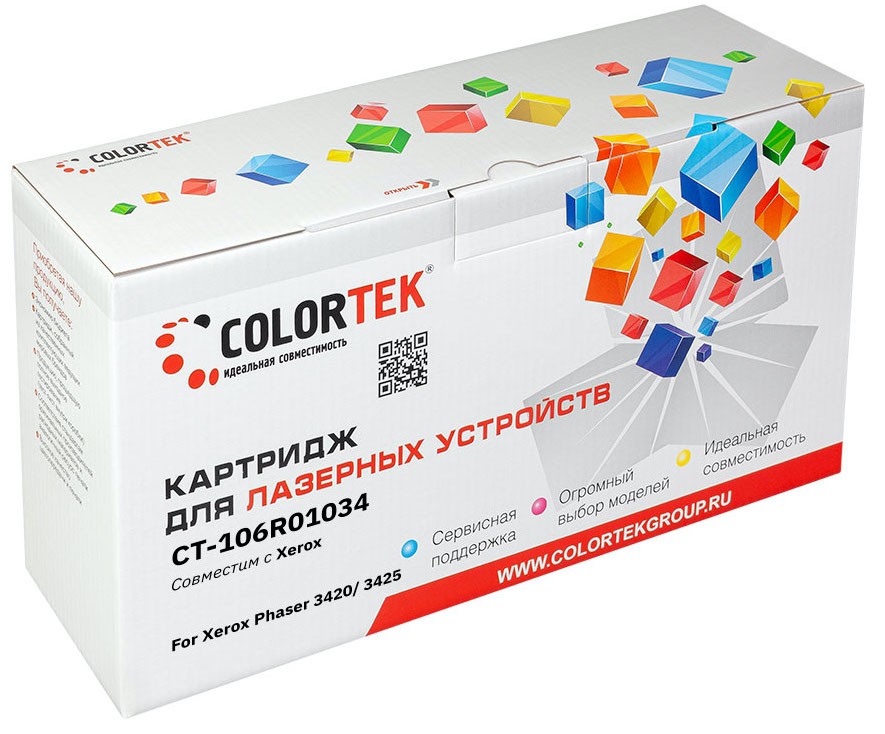 

Картридж Colortek 106R01034 для Xerox 3420 (СТ-106R01034)