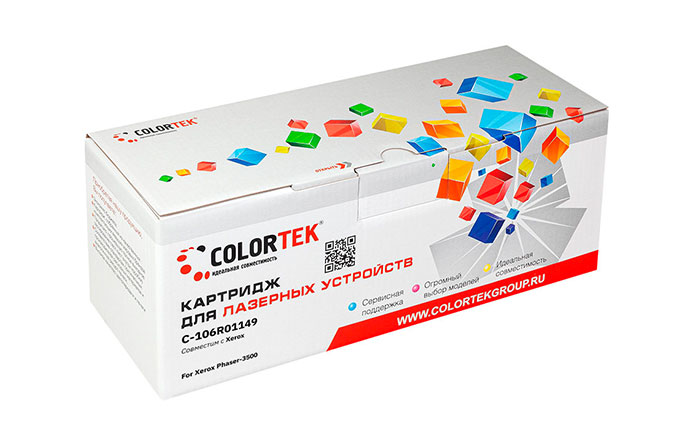 

Картридж Colortek 106R01149 для Xerox 3500 (СТ-106R01149)