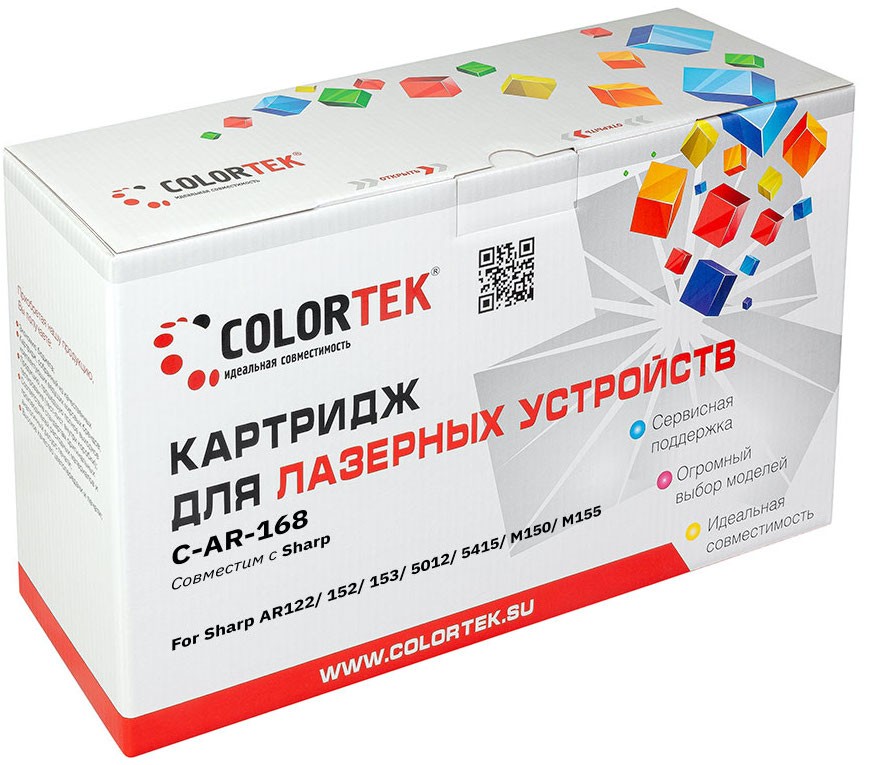 

Картридж Colortek AR-168 для Sharp (СТ-AR-168)