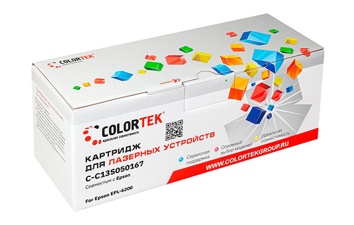 

Картридж Colortek C13S050167 для Epson 6200 (СТ-C13S050167)