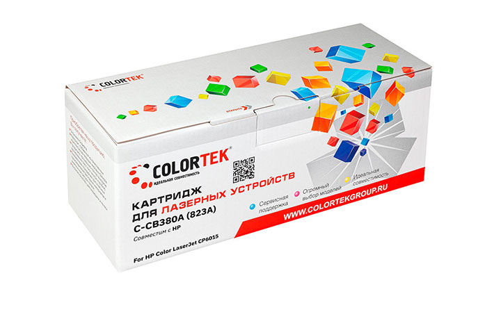 

Картридж Colortek CB380A (823A) черный (СТ-CB380A)