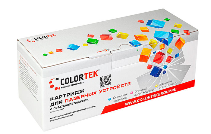 

Картридж Colortek CB542A (125A) желтый (СТ-CB542A)
