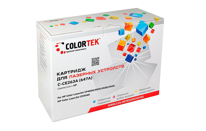 

Картридж Colortek CE263A (648A) пурпурный (СТ-CE263A)