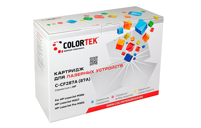 

Картридж Colortek CF287A (СТ-CF287A)