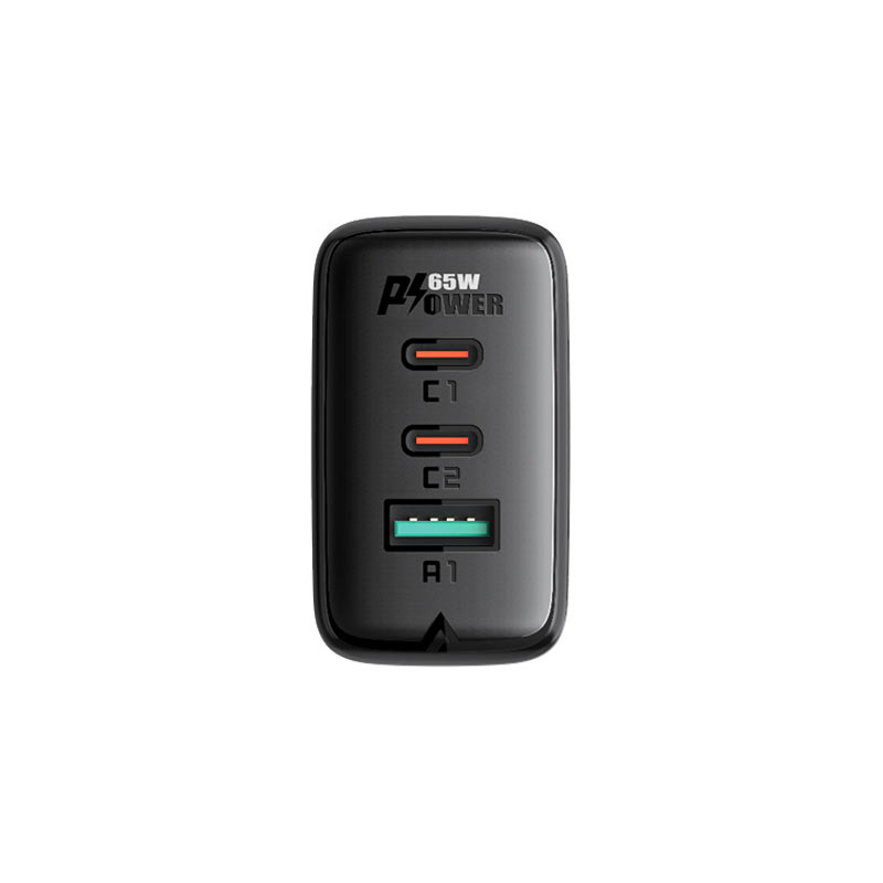 

Сетевое зарядное устройство Acefast A13 65Вт, USB, 2xUSB type-C, Quick Charge, PD, 3A, черный (AF-A13-BK), USB Type-C - USB Type-C, A13