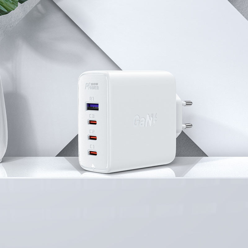 

Сетевое зарядное устройство Acefast A37 100Вт, USB, 3xUSB type-C, Quick Charge, PD, 5A, белый (AF-A37-WH), USB Type-C - USB Type-C, A37