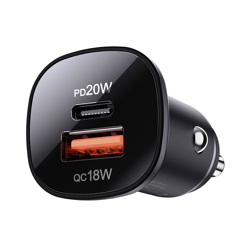 

Автомобильное зарядное устройство Acefast B1, USB, 1xUSB Type C, 3А, 38 Вт, QC, PD, черный (AF-B1-BK), B1