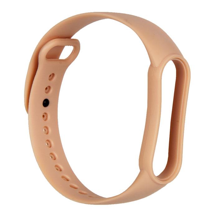 

Ремешок для Xiaomi Band 5, на кнопке, бледно-розовый (2000000040868)