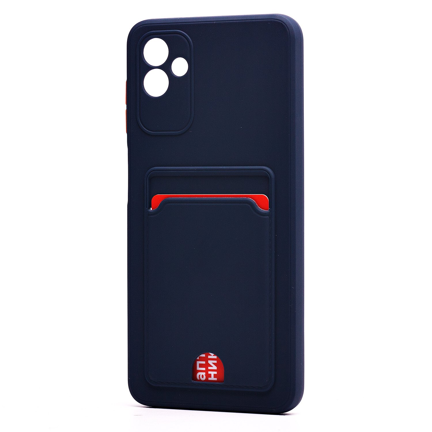 

Чехол-накладка SC315 с картхолдером для смартфона Samsung SM-A045 Galaxy A04, темно-синий ( 214456)