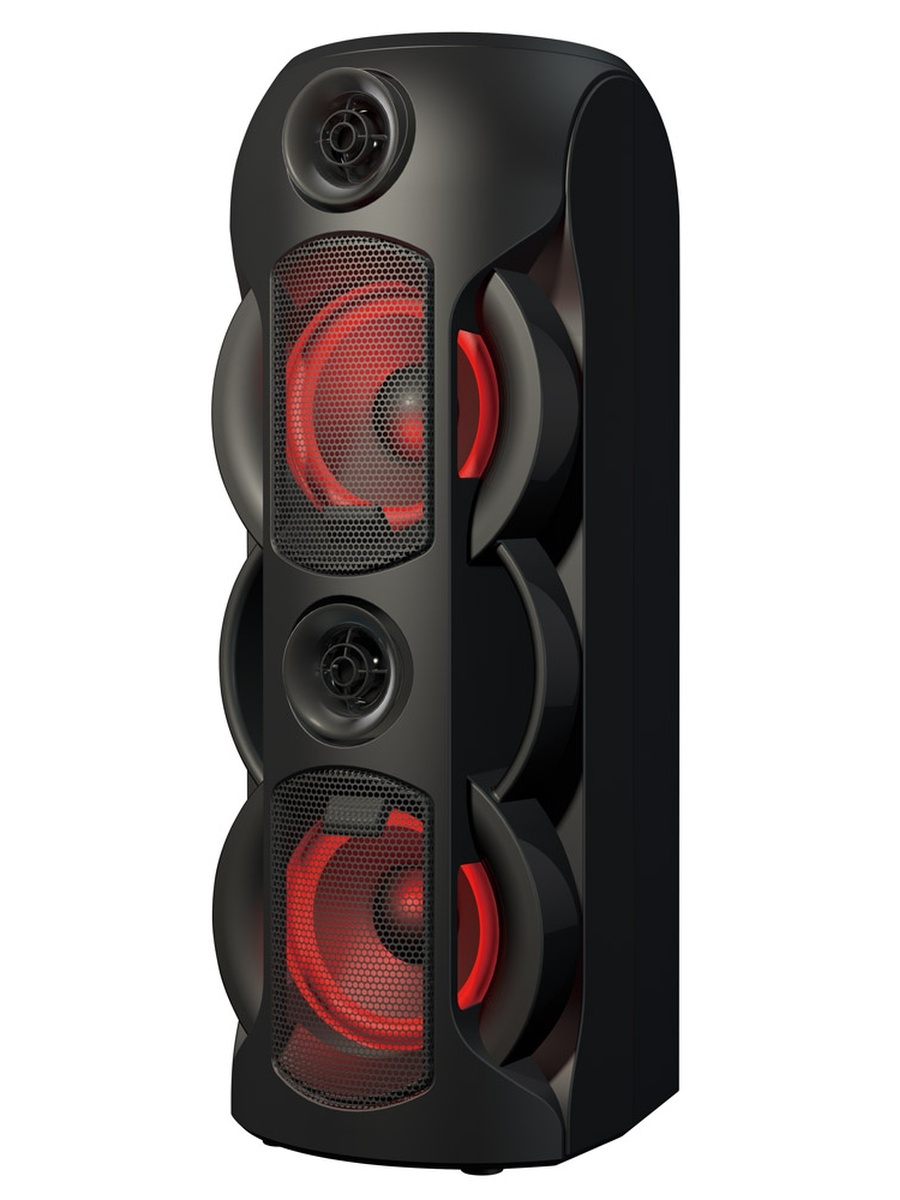 

Акустика портативная Perfeo Power Box 70, 70 Вт, FM, AUX, USB, microSD, Bluetooth, подсветка, черный (PF_B4986), Power Box 70