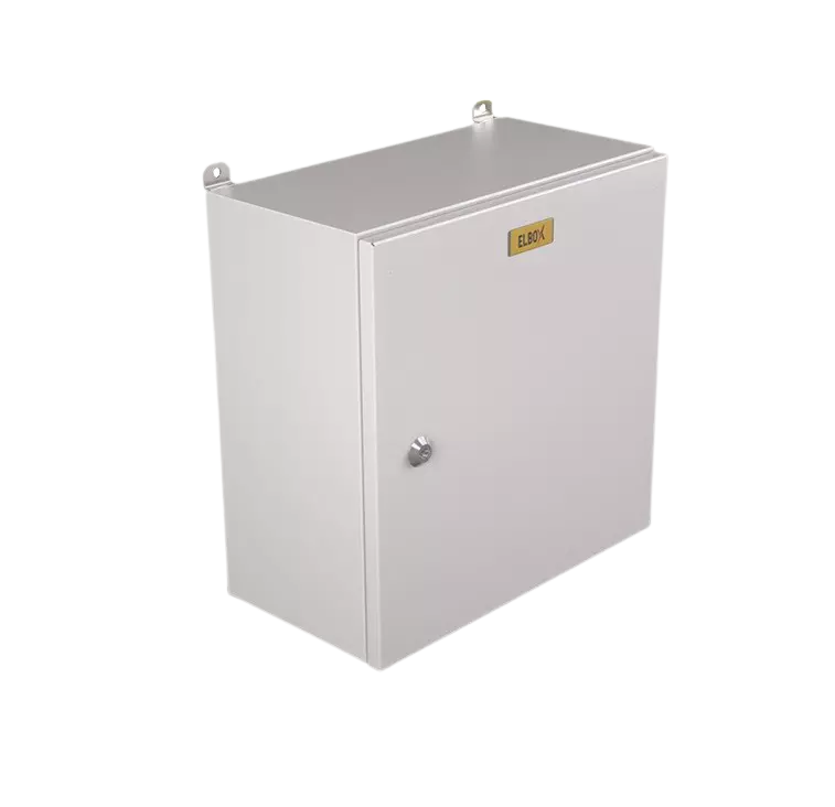 

Шкаф настенный ЦМО Elbox EMW, 500x500x250 (235мм), дверь металл, замок, IP65, нагрузка до 100 кг, серый, в сборе (EMW-500.500.250-1-IP66)