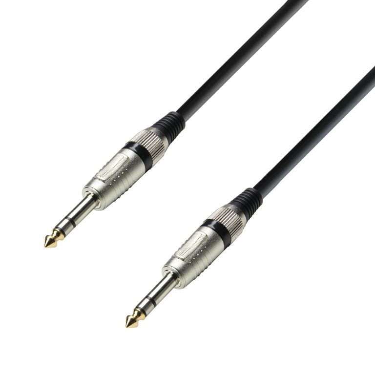 

Кабель Jack 6.3mm(M)-Jack 6.3mm(M), экранированный, 3 м, черный/серебристый Adam Hall (K3BVV0300)