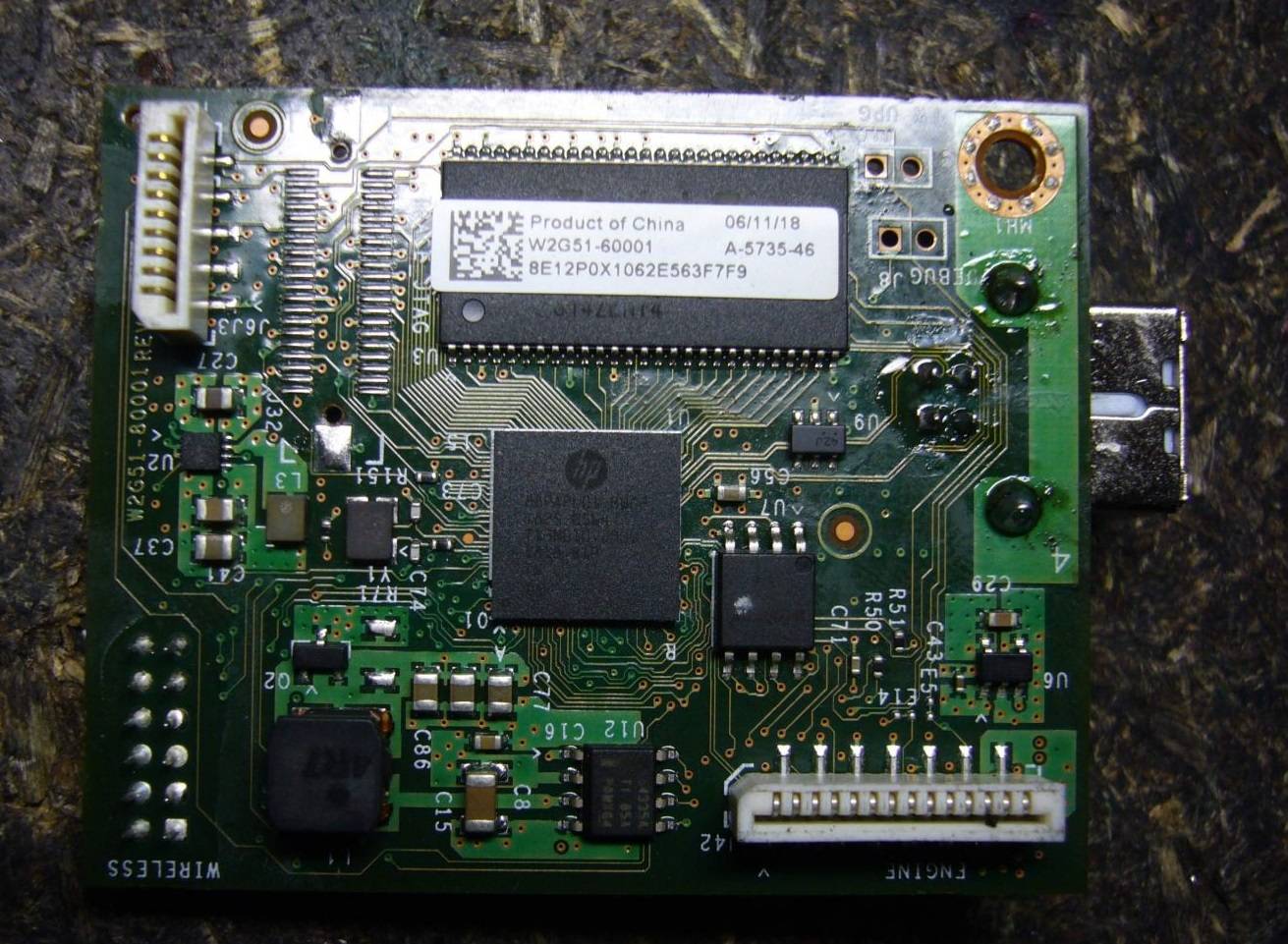 

Плата форматера оригинальная для LJ M15w (W2G51-60001), 0