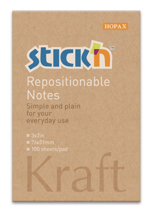 

Блок самоклеящийся (стикеры) STICK`N, 100 листов (21638)