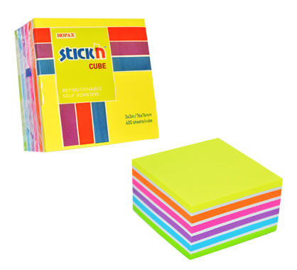 

Блок самоклеящийся (стикеры) STICK`N, 400 листов (21539)