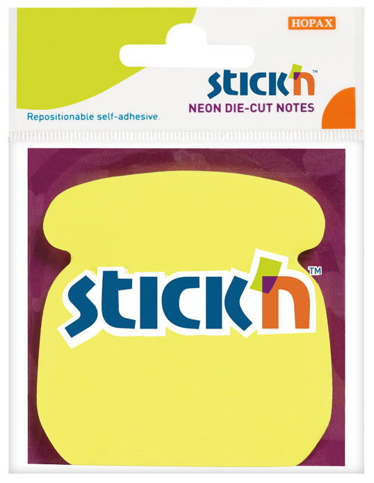 

Блок самоклеящийся (стикеры) STICK`N, 50 листов, неоновый, желтый (21179)