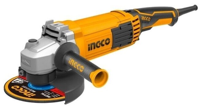 УШМ болгарка Ingco AG1500182 сетевая 1500Вт 150мм 8500 обмин 24 кг 720000₽
