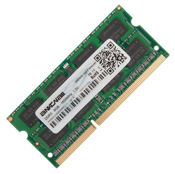 DDR3 SODIMM 8Gb 1600MHz Ankowall RAMD3S1600SODIMMCL11