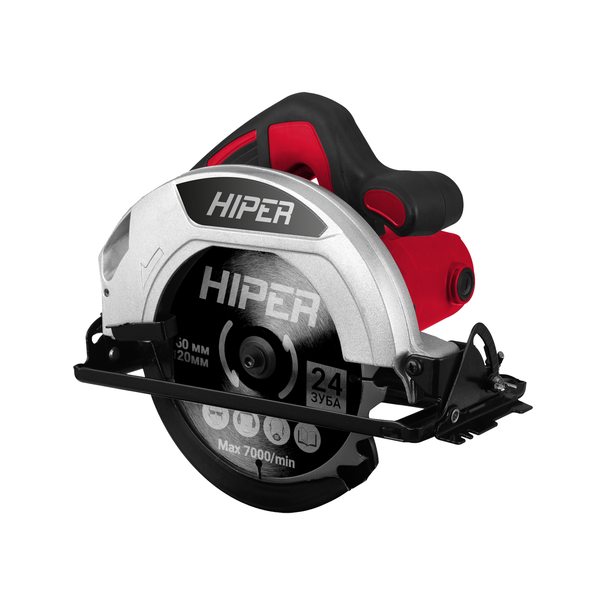 Дисковая пила Hiper HCS1300B, 1.3 кВт, 5000 об/мин, диаметр диска 16 см
