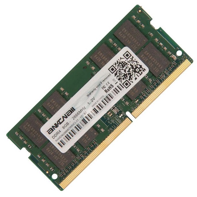 

Память DDR4 SODIMM 16Gb, 2666MHz, CL19, 1.2 В, Ankowall (RAMD4S2666SODIMMCL19) Retail