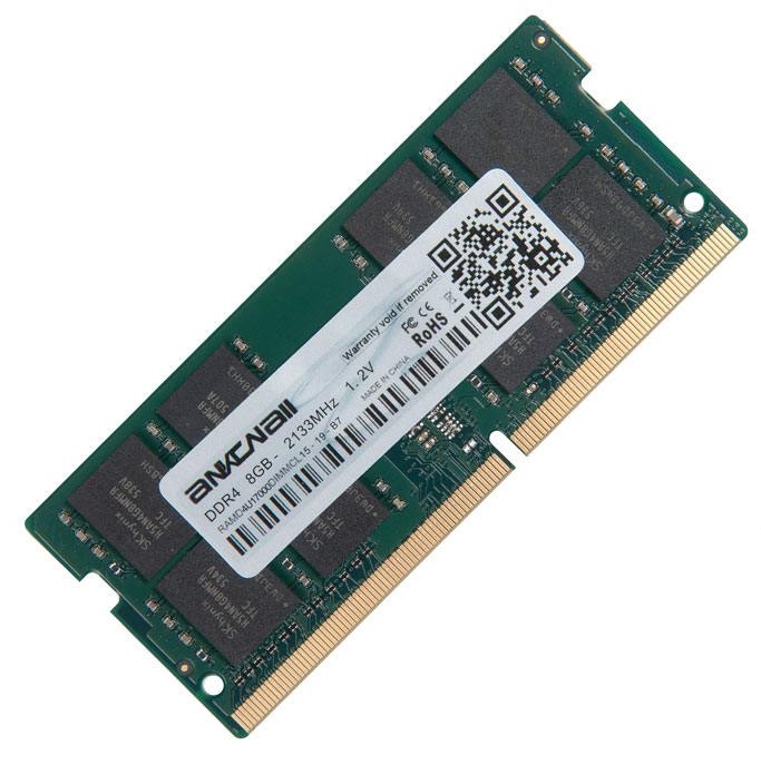 

Память DDR4 SODIMM 4Gb, 2133MHz, CL15, 1.2 В, Ankowall (RAMD4S2133SODIMMCL15) Retail