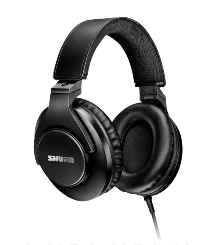 

Проводные наушники Shure SRH440A-EFS, jack 3.5 мм/jack 6.3 мм, черный (SRH440A-EFS), SRH440A-EFS