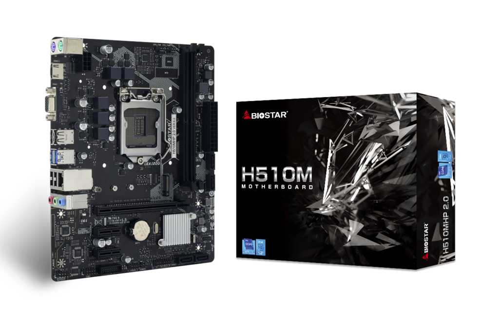 Материнская плата Biostar H510MHP 2.0, Socket1200, Intel H510, mATX