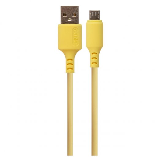 

Кабель USB-Micro USB, 1A 1 м, желтый Red Line ( УТ000033117)