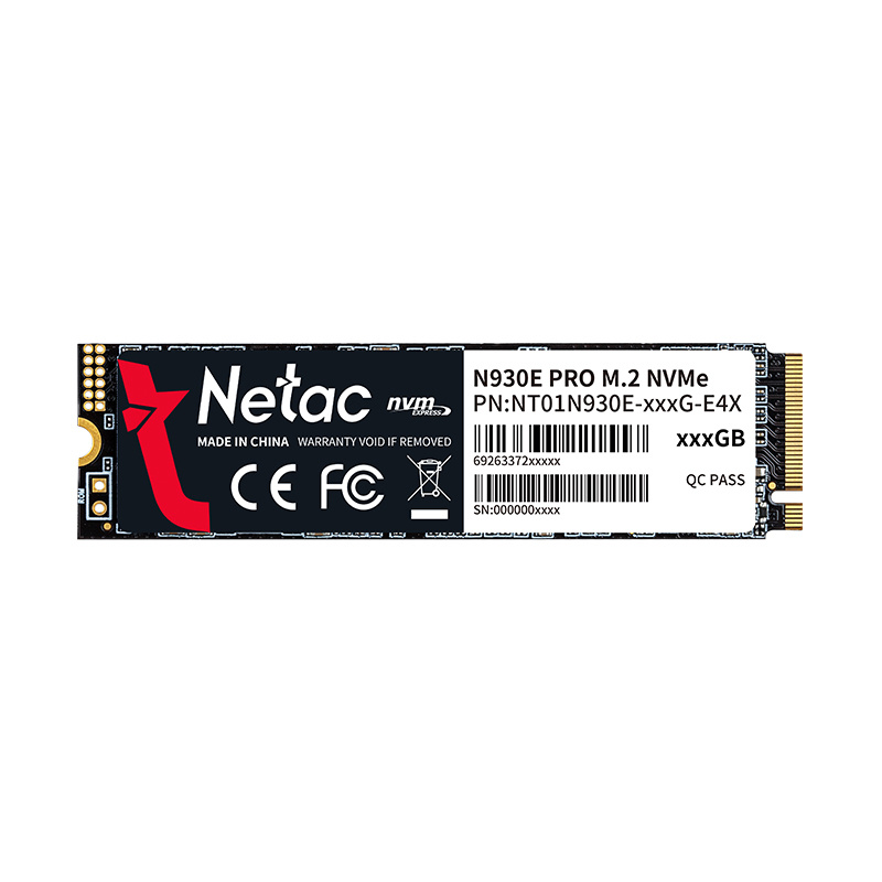 Твердотельный накопитель (SSD) Netac 512Gb N930E Pro, 2280, M.2, NVMe (NT01N930E-512G-E4X-N) Bulk (OEM) - фото 1