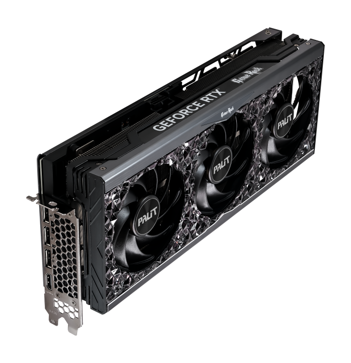 

Видеокарта Palit NVIDIA GeForce RTX 4070Ti GameRock OC, 12Gb DDR6X, 192 бит, PCI-E, HDMI, 3DP, Retail (NED407TU19K9-1045G), GameRock OC
