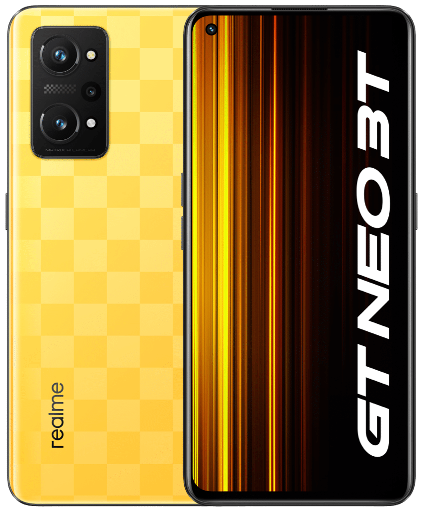 Смартфон Realme GT NEO 3T 8Gb/256Gb Android желтый (RMX3371), 1152750  купить в Барнауле в интернет-магазине e2e4