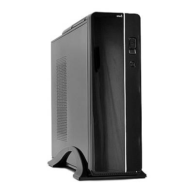 Корпус PowerCool S601, mATX, Slim-Desktop, черный, 300Вт (S601300W80_PLUS)