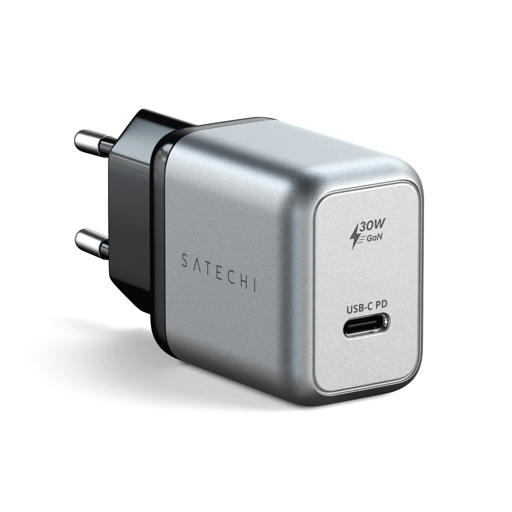 

Сетевое зарядное устройство Satechi 30Вт, USB type-C, PD, серый (ST-UC30WCM-EU)