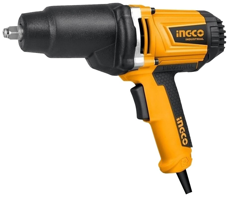 

Гайковерт Ingco IW10508, сетевой, ударный, 1050Вт, 550 Н·м, квадрат 1/2", кейс, IW10508