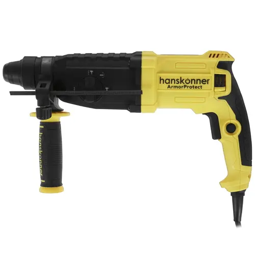 

Перфоратор Hanskonner HRH0928LRE, сетевой, SDS-Plus, 1050Вт, 3.5 Дж, 1200 об/мин, 5500 уд/мин, пластиковый кейс, 3.3 кг, HRH0928LRE
