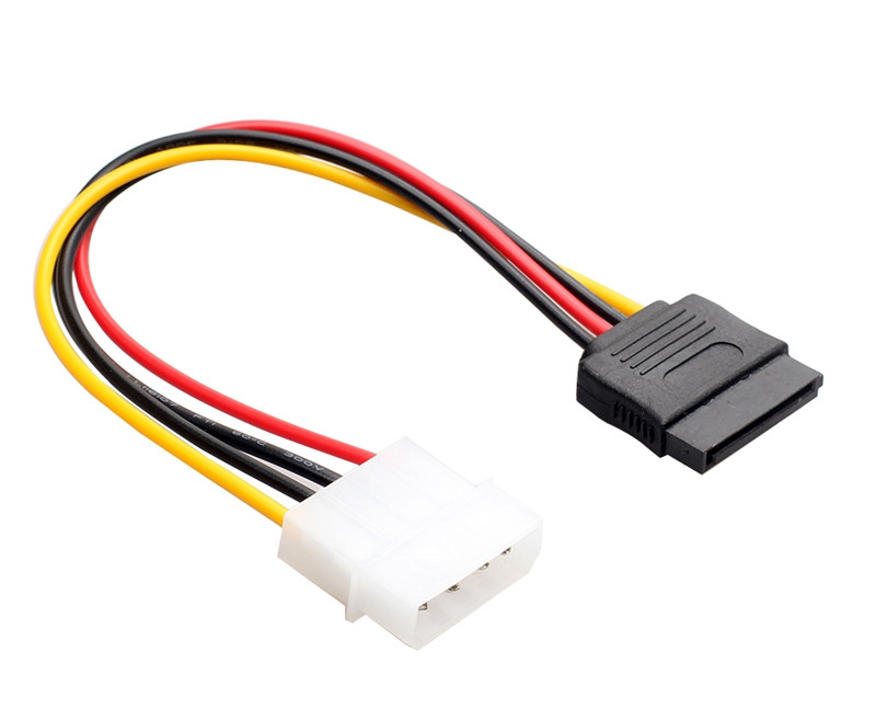 Кабель-переходник питания (адаптер) Molex(M)-SATA 15-pin(F) BaseTech