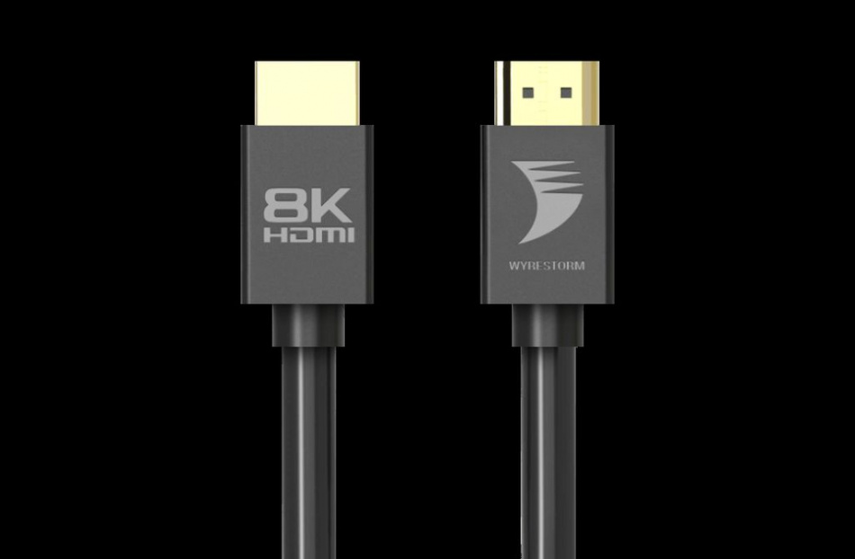 Кабель HDMI(19M)-HDMI(19M) v2.1 4K, 8K, экранированный, 2 м, черный Wyrestorm EXP-HDMI-2M-8K (EXP-HDMI-2M-8K)